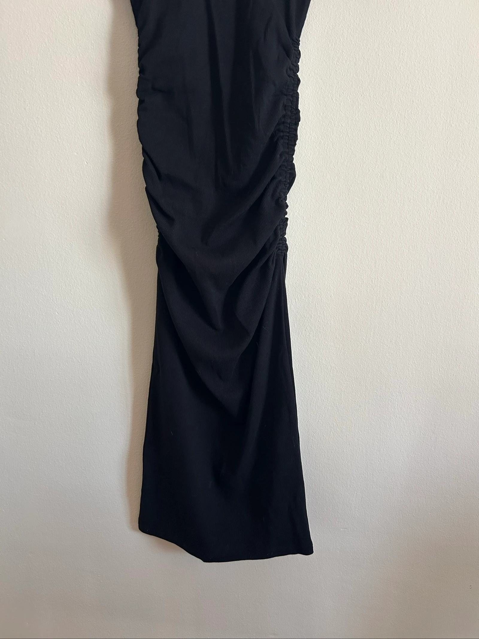 Vestido rib frunce – photo 3